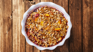 Blueberry Peach Crisp Recipe Image