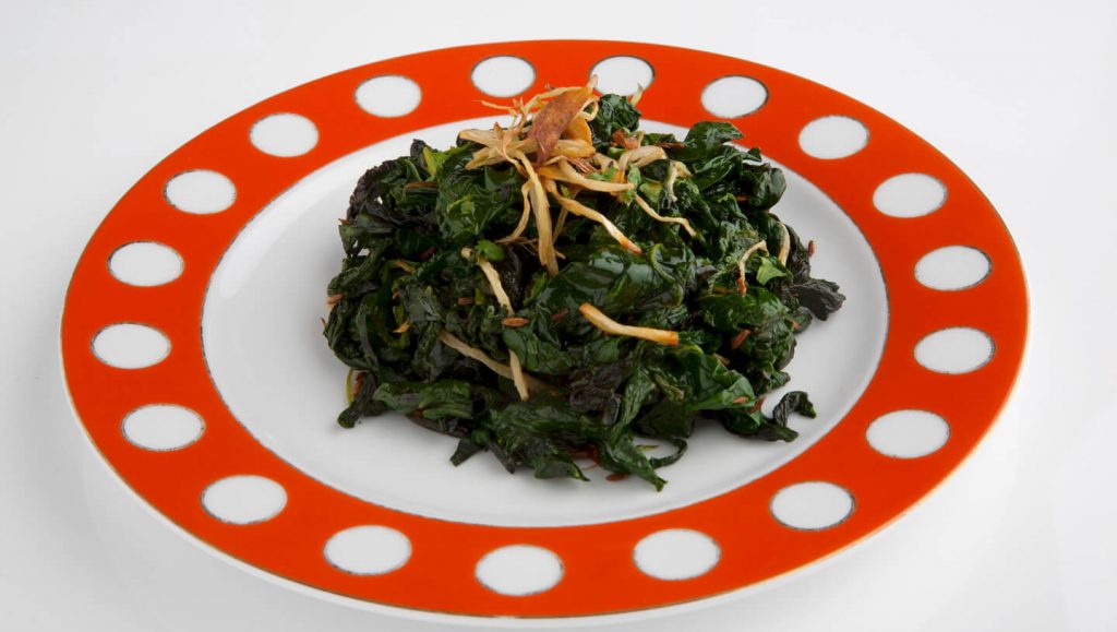 Stir Fried Kale with Ginger Cook for Your Life