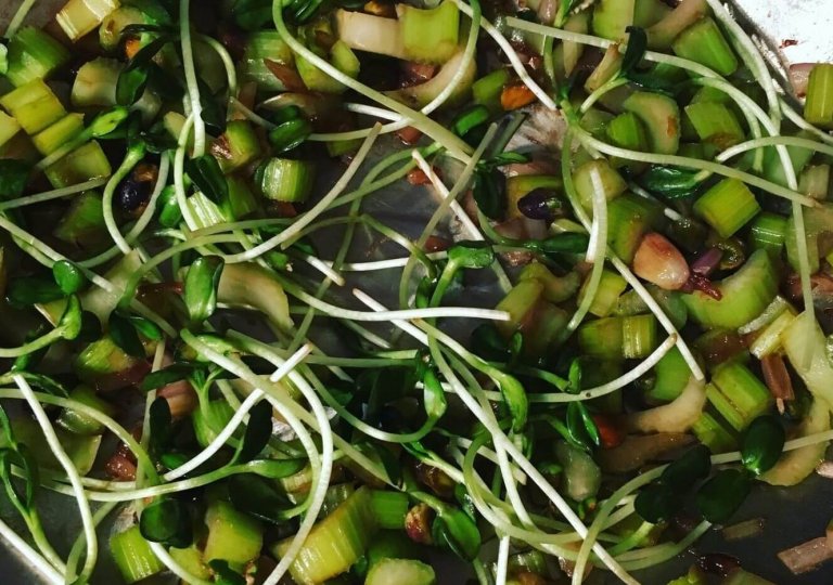 StirFried Celery with Pistachios Cook for Your Life