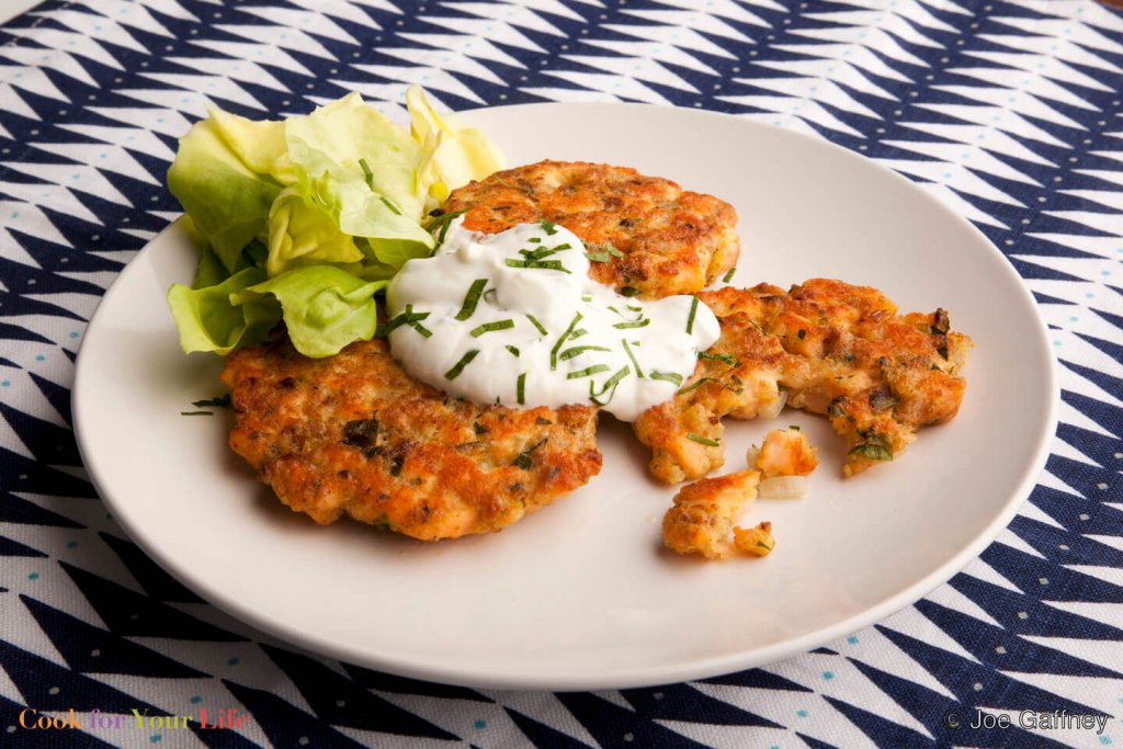 Salmon Cakes With Lemon Yogurt Sauce Cook for Your Life