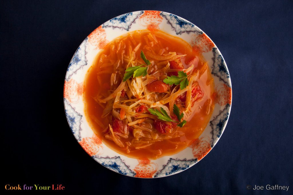 Sweet & Sour Cabbage Soup Cook for Your Life