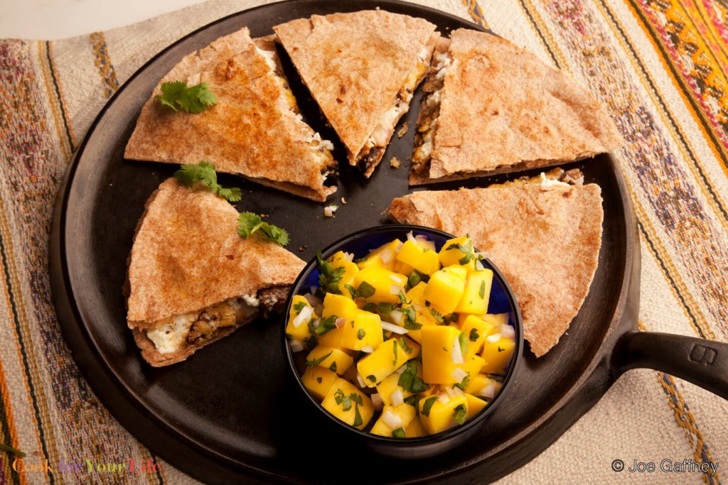 Tempeh Quesadilla Cook for Your Life