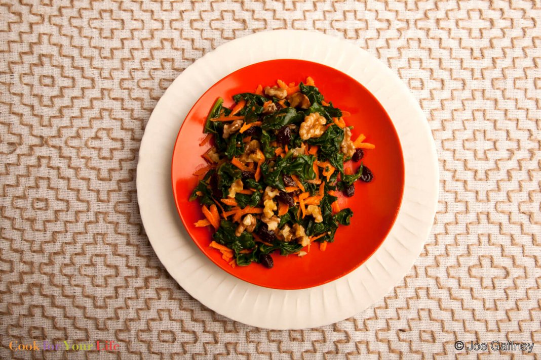 Wilted Kale & Walnut Salad Cook for Your Life