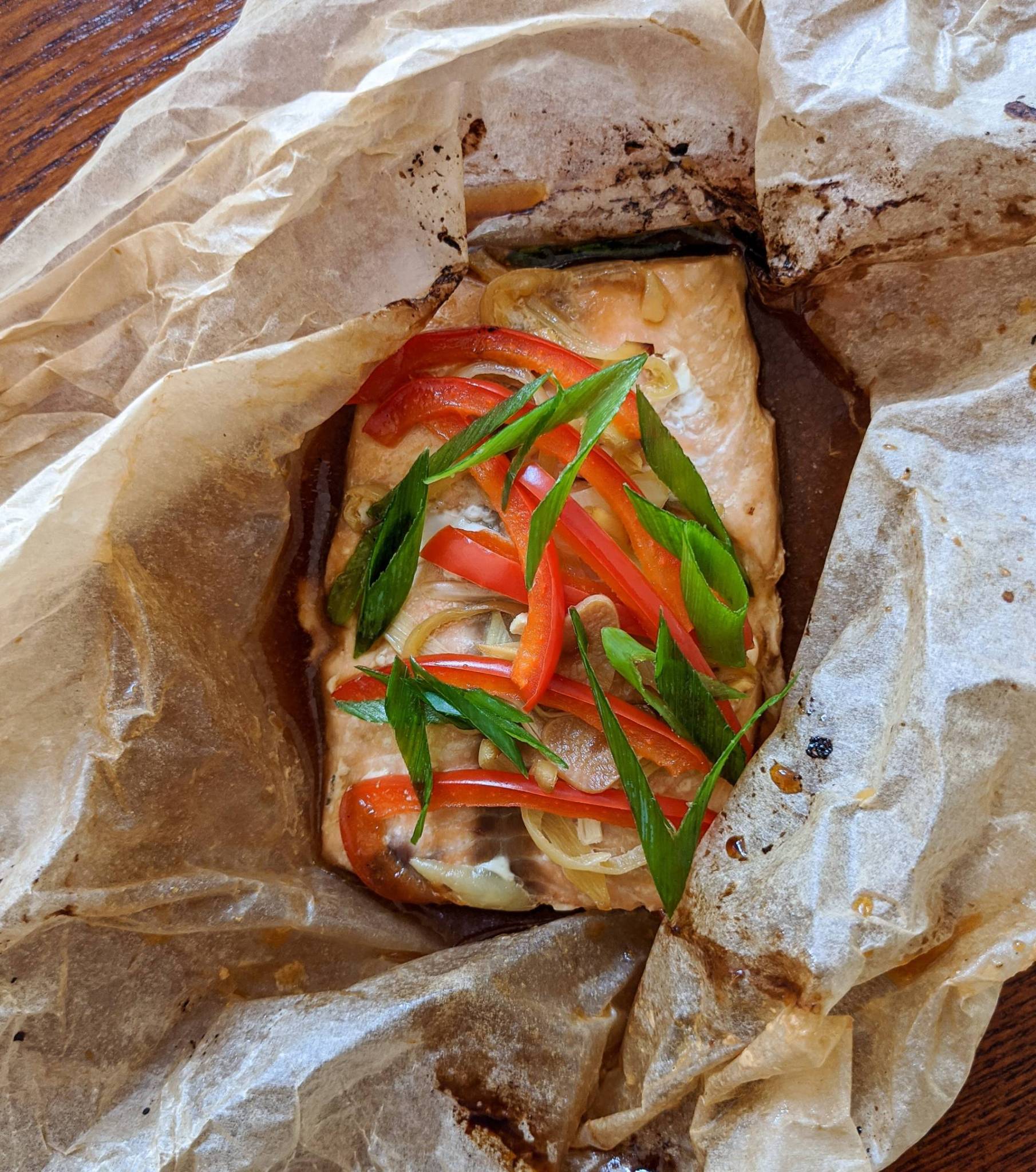 Teriyaki Style Salmon ‘En Papillote’ Cook for Your Life
