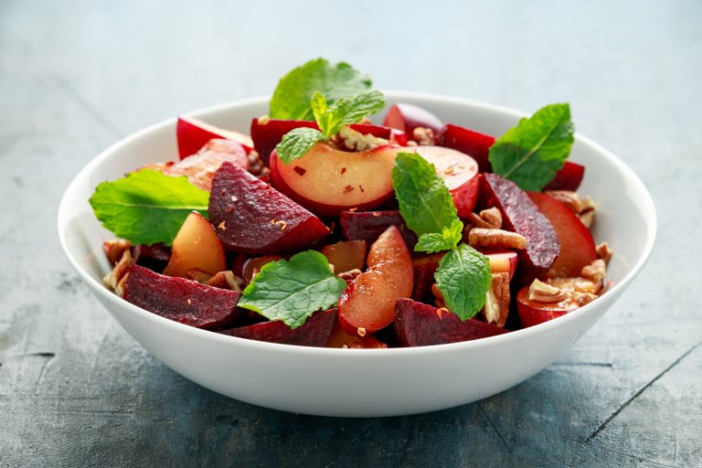 Beet Salad with Peaches and Walnuts Cook for Your Life